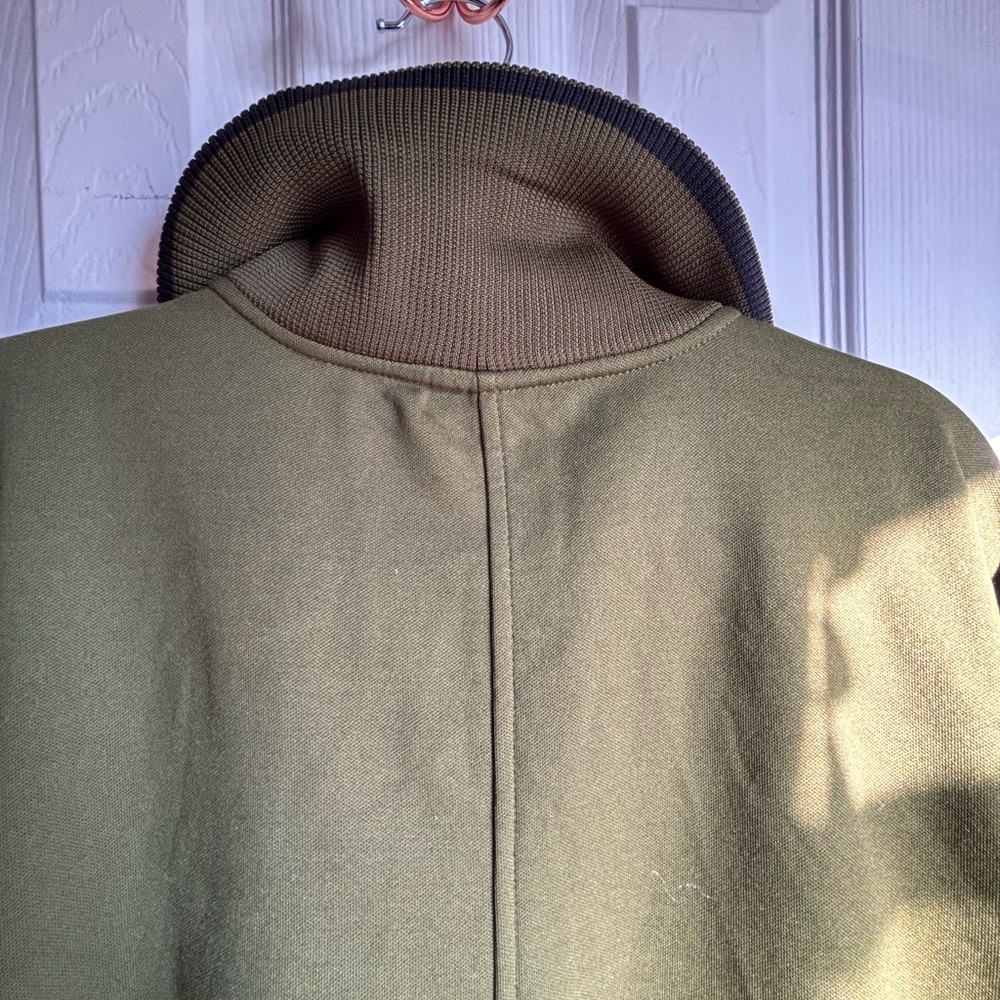 Le Tigre Olive and Black Zip-Up with Blue Stripes - Picture 8 of 9